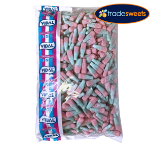 Vidal Fizzy Bubblegum Bottles 3kg