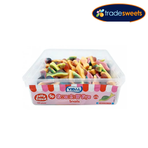 Vidal Jelly Filled Snails Tub