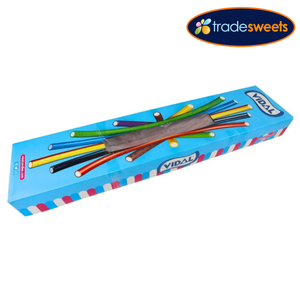 Vidal Giant Fizzy Red Blue Raspberry Cables