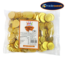 Kingsway Gold Foiled Milk Chocolate Coins