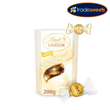 Lindt Lindor White Chocolate Truffles Box 200g