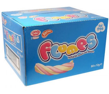 Flumps Marshmallow Twists - 50 x 20g  Pack