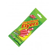 Liquorice Flyers With Strawberry Centre - 12 x 95gm Pack