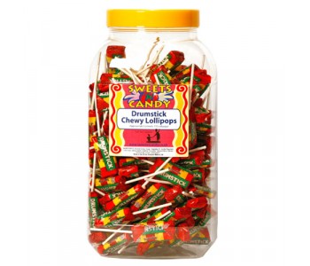 Drumstick Chewy Lollipops - 150 Jar