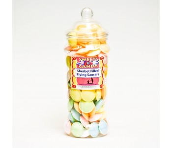 Sherbet Filled Flying Saucers In a large Victorian Jar -200g