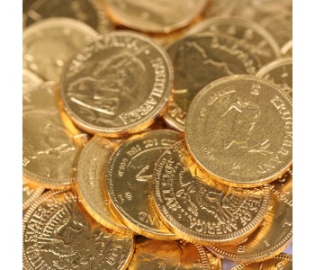  Milk Chocolate Coins - 1Kg (135 Coins)