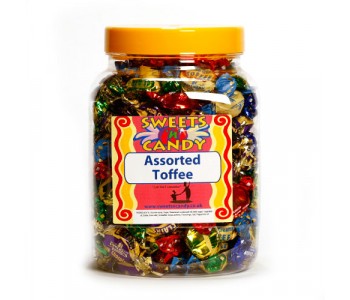 A Jar of Walkers Assorted Olde English Toffees - 1.2Kg Jar