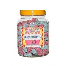 A Jar of Jelly Buttons (Spogs) - 1.5 Kg Jar