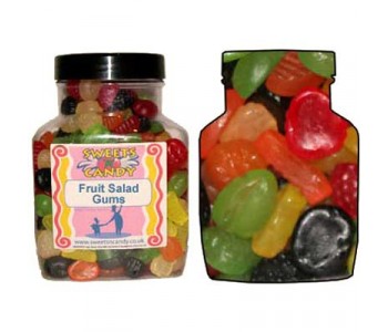 A Jar of Fruit Salad Gums - 2 Kg Jar