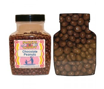 A Jar of Chocolate Coated Peanuts - 1.8 Kg Jar