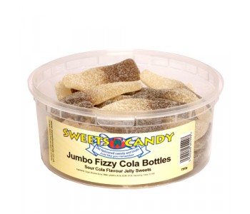 Jumbo Fizzy Cola Bottles - 750g Tub