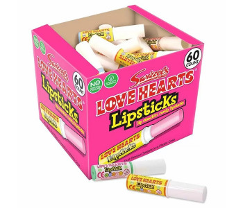 Love Hearts Lipsticks - 60 Pack