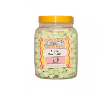 A Jar of Apple Flavoured Bon Bons - 1.5Kg Jar