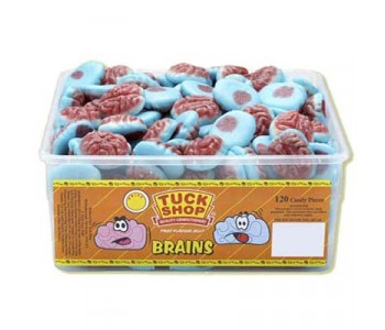 Jelly Fruit Flavoured Brains - 120 Pack