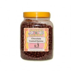 A Jar of Chocolate Coated Raisins - 1.8Kg Jar
