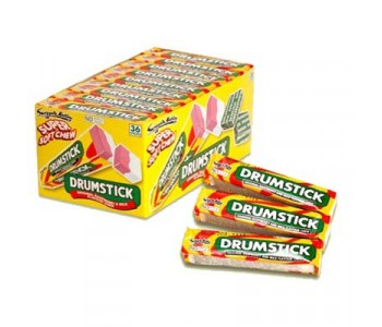 Drumstick Super Soft Chews Raspberry and Milk Flavour - 36 Pack