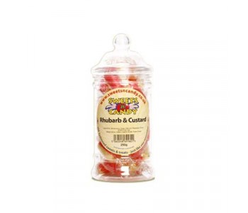 Rhubarb and Custard - 250g Victorian Jar