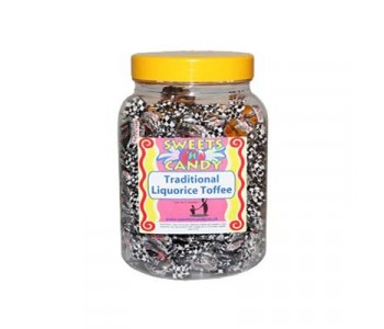 A Jar of Walkers Traditional Liquorice Toffee - 1.2Kg Jar