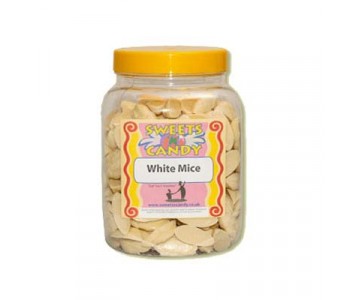 A Jar of White Chocolate Mice - 1.5 Kg