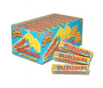 Refreshers Lemon Flavour Chews - 36 Pack