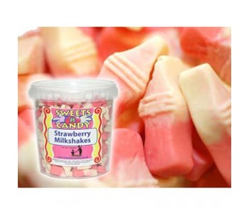 Strawberry Milkshake Flavour Jellies - 750g Tub