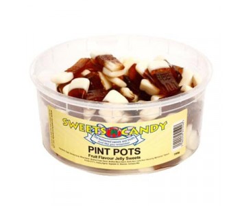 Pint Pots Fruit Flavour Jellies - 1.5 Ltr Tub -750g