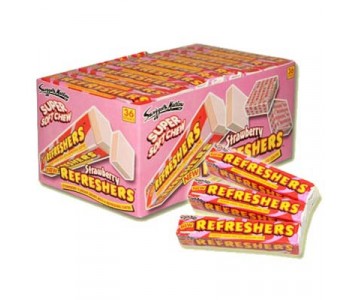 Refreshers Strawberry Flavour Chews - 36 Pack