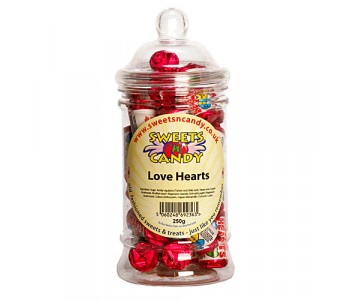 Swizzels Love Hearts - 250g Victorian Jar