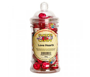Swizzels Love Hearts - 250g Victorian Jar