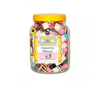 A Jar of Liquorice Allsorts - 1.8 Kg Jar