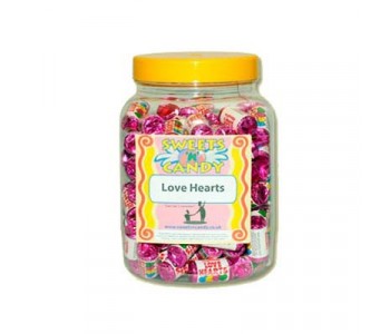 A Jar of Swizzels Lovehearts - 1.5Kg Jar