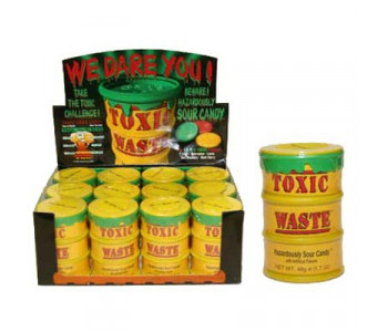 Toxic Waste Very Sour Candy - 12 Pack